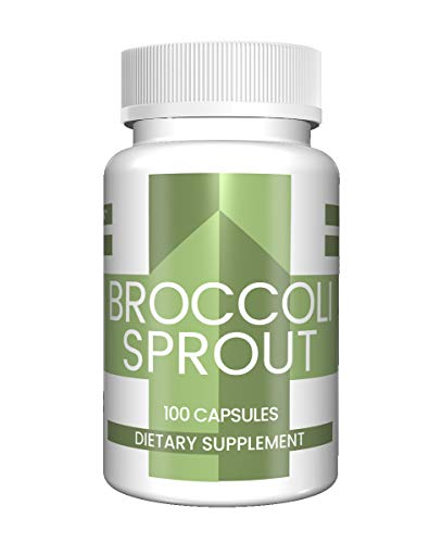 Broccoli Sprout Extract (100 Capsules, 880 mg Serving) by Pure, Supports Healthy Cholesterol Levels & Immune System* (Packaging May Vary)