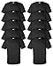 Gildan mens Ultra Cotton 6 oz. T-Shirt(G200)-BLACK-2XL-10PK