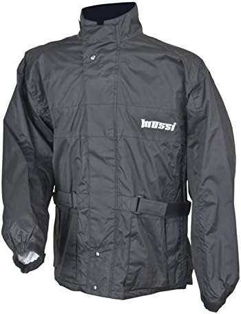 Mossi Men's RX-3 Rain Bib (Black, Large)