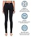 QUEENIEKE Women Yoga Leggings Workout Tights Running Pants Size XXL Color Midnight Black Long