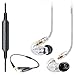 Shure SE215-CL Clear Sound Isolating In-Ear Headphones & RMCE Remote + Mic Cable