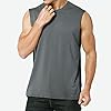 MEETYOO tanktops voor heren, mouwloos, fitnessstudio, T-shirt voor hardlopen, fietsen, fitness heren vest
