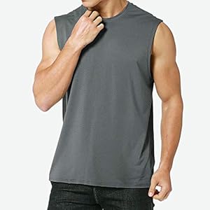 MEETYOO tanktops voor heren, mouwloos, fitnessstudio, T-shirt voor hardlopen, fietsen, fitness heren vest