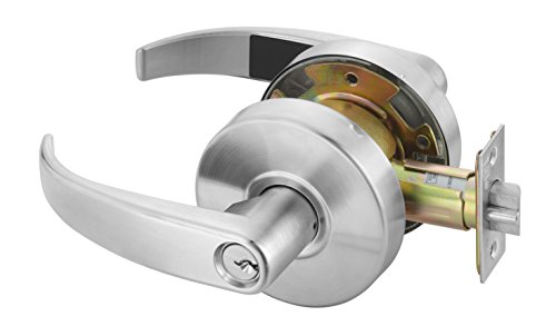 Yale pb4605ln lkst 1806 door lever lockset, cylinder lo…