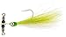 Thundermist Lure Company Teaser-T in-Line Rig, Chartreuse/White, Medium/5 x 6
