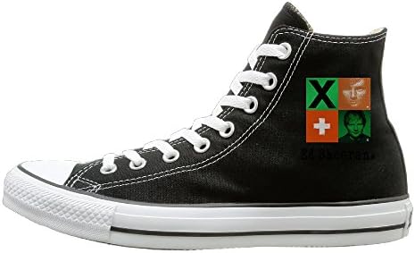 JHGG Ed Sheeran X High Top Sneakers Canvas Shoes Slip On Sneaker Hot Dance Unisex Style Size 38