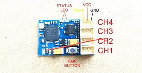DasMikro DSK-111 KYOSHO KO PROPO ASF 4CH Receiver (1.5mm JST)