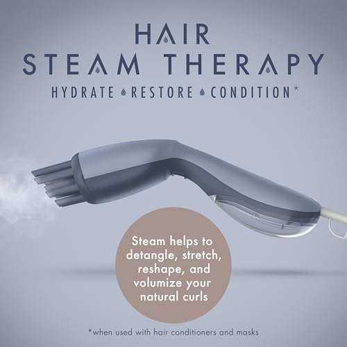Infiniti PRO by CONAIR Steam Therapy Hair Steamer, Portable Hair Steamer with 7