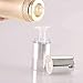 Rocutus 3pcs/set Empty Airless Cosmetic Bottle Plastic Pump Container for Travel (silver)
