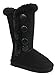 Girl's kids Lovely 4-Buttons Fur-Lined Snow Warm Winter Knee High Boots