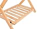 BirdRock Home Luggage Rack Stand with Shoe Shelf - Compact Folding Design - Bedroom Guest Room Suitcase Home Organization - Stable Durable Suitcases Racks Foldable Baggage Holder - Bamboo Natural