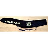 Lion Of Judah Long Velvet Yemenite Kudu kosher Shofar Bag Christian / Jewish