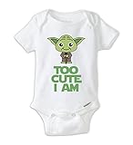 STAR WARS Cute Yoda Baby Onesie, Baby Bodysuit, Yoda Onesie, Star Wars Onesie