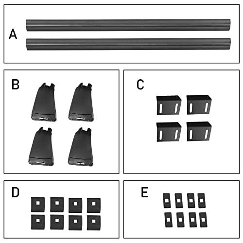 Hooke Road Gladiator Truck Bed Rack Bike Crossbars Bed Rails Cargo