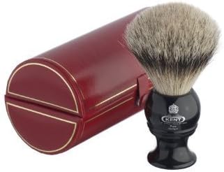 GB Kent Silvertip Badger Shaving Brush in Black by GB Kent