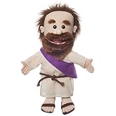 14" Jesus w/Rope Belt, Bible Character, Hand Puppet