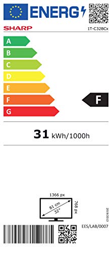 SHARP LC-32HI3222E 81 cm (32 inch) televisie (HD Ready LED TV, Triple Tuner), zwart - Afbeelding 7
