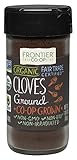 Frontier Natural Products Cloves, Og, Ground, Ft, 1.90-Ounce