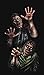 WOWindow Posters Zombie Breakout Two Male Zombies Halloween Window Decoration, Includes 34.5