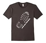 Mens National Parks Boot Print Shirt Listing All National Parks Large Asphalt