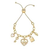 Juicy Couture Goldtone Adjustable Charm Slider