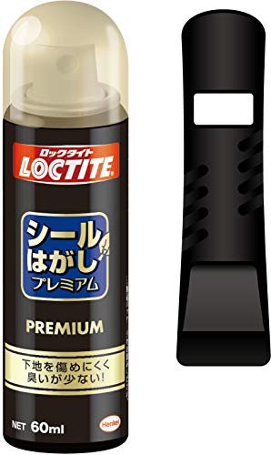 LOCTITE(ロックタイト) シールはがし プレミアム 60ml - はがれにくいテープはがしやステッカーの除去、テープ跡の粘着剤のベタつき落とし商品画像