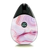 Skin Decal Vinyl Wrap for Suorin Drop Vape Kit skins stickers cover/Pink Stone Marble Geode