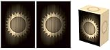 Legion SUPER Iconic SUN Deck Box + 100 Matching DOUBLE Matte Finish Sleeves (fits Magic / MTG, Pokemon Cards)