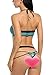 Avidlove Women Strappy Bondage Sexy Lingerie Lace Babydoll Halter Sleepwear Bra Chemises blue Small
