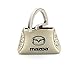 Mazda Purse Shape Keychain W/6 Swarovski Crystals