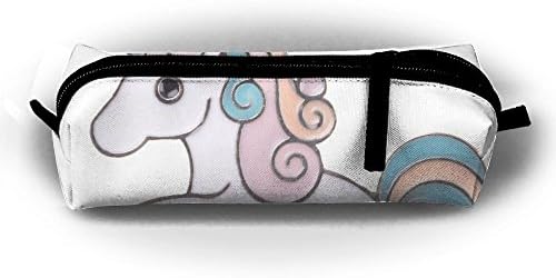 Cartoon-cute-unicorn Full All Over Print Pencil Case Soft Cosmetic Makeup Bag Case Multi-Functional Pouch Zipper Bag Use In School Office Art Drawing