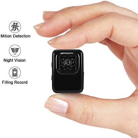 1080P Mini Spy Cam Hidden Camera LXMIMI Portable Small HD Nanny Camera with Night Vision and Motion Detection for Home/Office Indoor Security Surveillance Camera