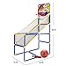 Liberty Imports Kids Arcade Basketball Hoop Shot Game Set - Indoor Sports Shooting System with Mini Hoop, Inflatable Ball and Pump