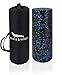 OLIVIA & AIDEN Massage Roller Set - Foam Roller, Muscle Roller stick, Peanut Roller, Massage ball, Stretch Band + Yoga Roller Carry Bag - Deep Tissue Massage and Trigger Point Therapy Accessory Set