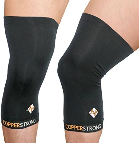 CopperStrong Knee Sleeve - Professional Performance Recovery - GUARANTEED Premium Copper Fit Men and Women