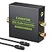 LiNKFOR Digital to Analog Audio Converter DAC Converter Digital Optical SPDIF Toslink Coaxial to Analog RCA L/R 3.5mm Jack Stereo Audio Adapter Converter with Optical Cable for HDTV PS3 PS4 TV Box primary