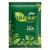 Godrej Nupur Henna Natural Mehndi for Hair Color with Goodness of 9 Herbs, 400gm