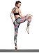 MUMUWU Women Yoga Pants High Waist Sport Workout Running Power Flex Yoga Leggings Printed