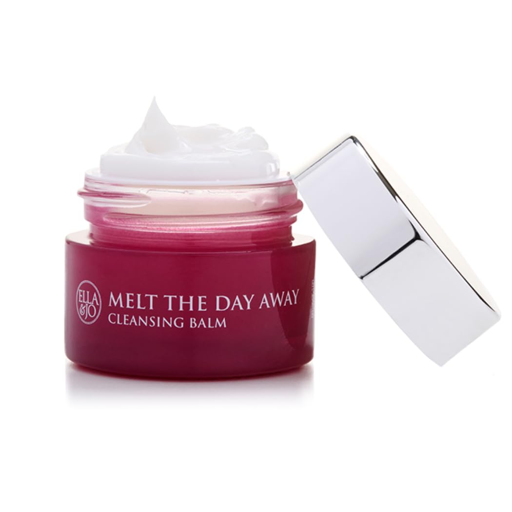 Ella & Jo Travel Size Melt The Day Away Cleansing Balm, Mini Makeup Remover Balm, For All Skin Types, (15ml)