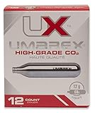 Umarex High-Grade CO2 Cartridges for Pellet Guns, BB Guns and Airsoft Guns, 12 Gram (Pack of 12)