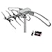 Tree New Bee Outdoor Remote Controlled HDTV UHF VHF Antenna FM Radio 360° Motorized Rotation Up to 150 miles & 40ft RG6 Cable