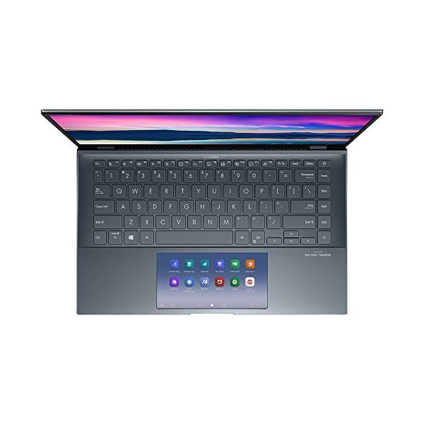 ASUS ZenBook 14 UX435EG Full HD 14" Touchscreen Laptop (Intel i7-1165G7, Nvidia MX450 Graphics Card, 16GB RAM, 512GB SSD, 32GB Intel Optane Memory, Windows 10) Includes ScreenPad 2.0