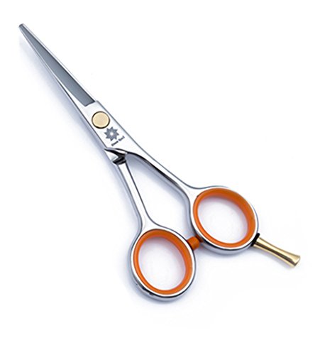 Dream Reach Japan 440C Barber Razor Edge 4.5 inch Hair Cutting Shears - Safety Facial Trimming/Clipping Scissors for Eyebrows,Eyelashes,Nose hair,Ear hair,Moustache and Beard (4.5'' Cutting Scissor) - Thumbnail 3
