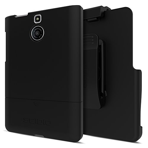 Seidio SURFACE Case & Belt-Clip Holster for BlackBerry Passport Silver Edition [Slim Case] - Carrier Packaging - Black