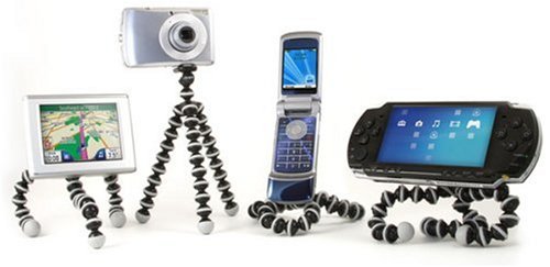 Joby GP1-M1EN GorillaPod GoGo Flexible Tripod with Suction Cup & 2 Adhesive Clips (Grey)