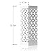 NEX Umbrella Holder, Metal Umbrella Stand Rack Storage, with Drip Tray and Hooks, Square, White