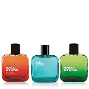 Wild Stone Edge, Forest Spice and Ultra Sensual Perfume for men,100 ml each(Pack of 3)