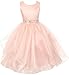 AkiDress Dazzling Stones Waist Taffeta Pageant Dress for Little Girl