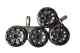 KICKER Marine KMTED enclosures & (4) OEM Replacement 6.5" Marine Speakers
