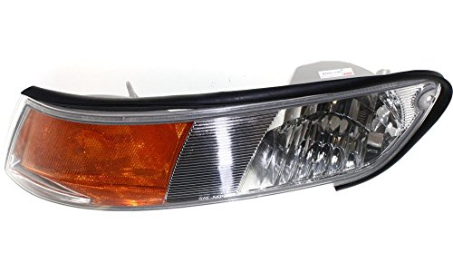 Evan-Fischer EVA20572013634 Corner Light for Mercury Grand Marquis 98-02 Corner Lamp LH Lens and Housing Left Side Replaces Partslink# FO2550124